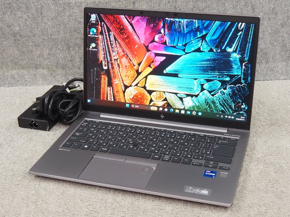 [085] ☆ Win11pro認証済 ☆ hp Zbook Firefly 14 G8　Core i7-1165G7 2.80GHz/32GB/SSD 512GB(M.2)/NVIDIA T500 ☆