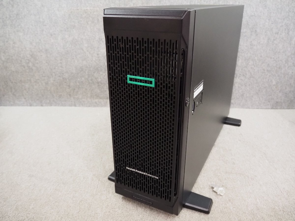 [S764] ☆ Xeon Silver Single搭載！☆ hp ProLiant ML350 Gen10　10C Xeon Silver 4210R 2.40GHz×1/16GB/1TB×2/RAID (P408i-a) ☆