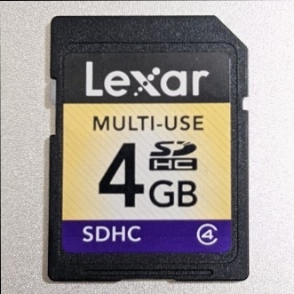 4GB Lexar SDHCカード SDカード レクサー 動作確認済み