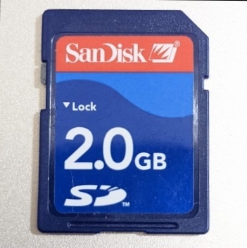 2GB SanDisk SDカード メモリーカード 動作確認済み