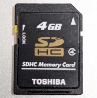 4GB SDHCカード TOSHIBA SDカード 東芝 動作確認済み