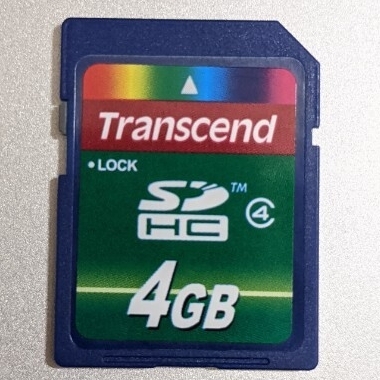 4GB Transcend SDHCカード トランセンド SDカード Class4 動作確認済み