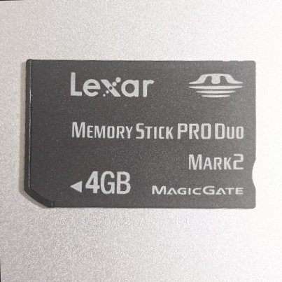 4GB Lexar Memory Stick Pro Duo 動作確認済み メモリースティック Mark2