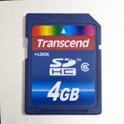4GB Transcend SDカード SDHCカード トランセンド 動作確認済み