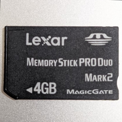 4GB Lexar メモリースティック PRO Duo Memory Stick Mark2 動作確認済み レキサー