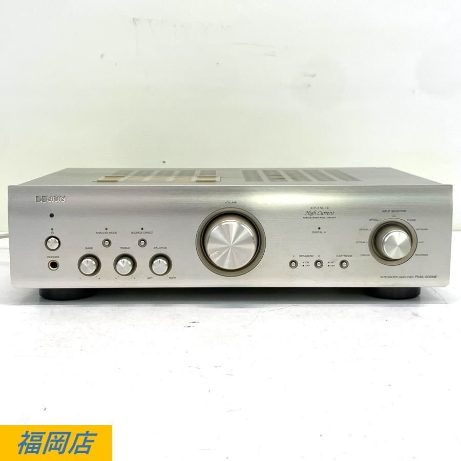 【動作品】DENON INTEGRATED AMPLIFIER PMA-800NE デノン プリメインアンプ 動作/状態説明あり◆動作品【福岡】