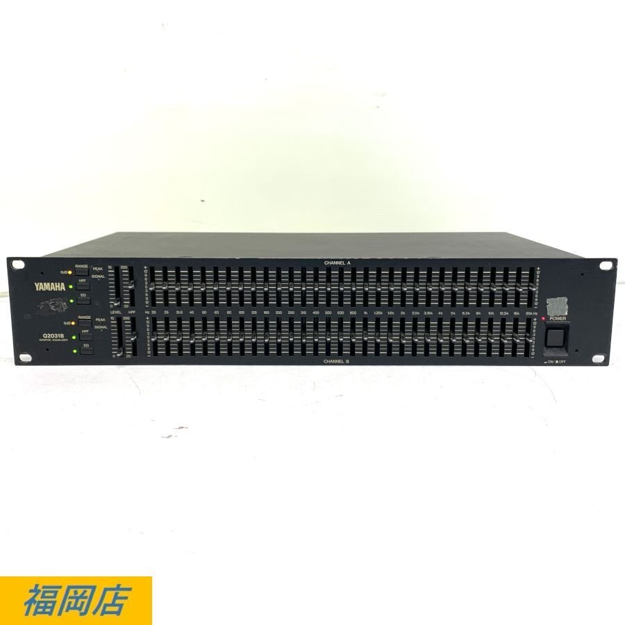 YAMAHA Q2031B GRAPHIC EQUALIZER ヤマハ グラフィックイコライザー 入出力OK 動作/状態説明あり◆現状品【福岡】