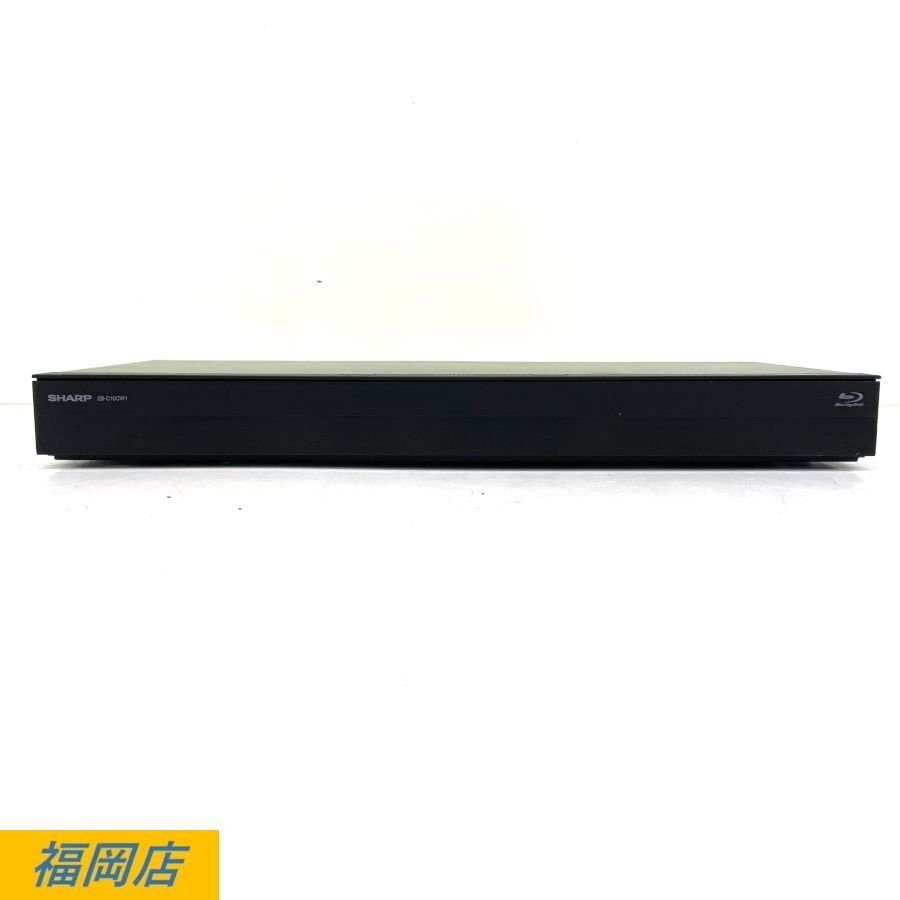 SHARP 2B-C10CW1 AQUOS 2021年製 シャープ アクオス ブルーレイディスクレコーダー B-CAS付 初期化済み 動作/状態説明あり●現状品【福岡】