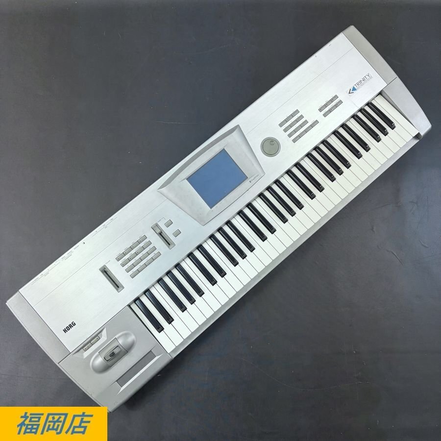 KORG Trinity コルグ シンセサイザー トリニティ 通電OK 簡易操作確認済み 動作/状態説明あり★簡易検査品【福岡】