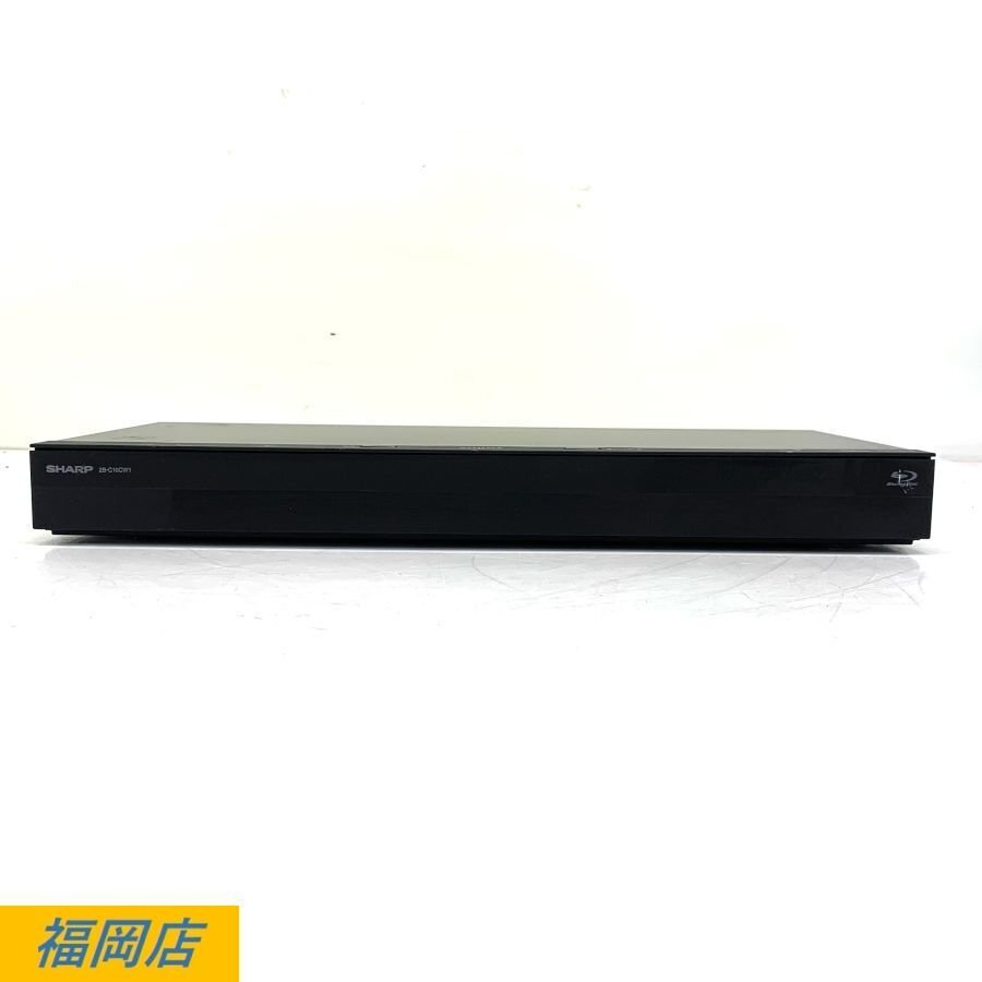 SHARP 2B-C10CW1 AQUOS 2021年製 シャープ アクオス ブルーレイディスクレコーダー B-CAS付き 動作/状態説明あり●現状品【福岡】