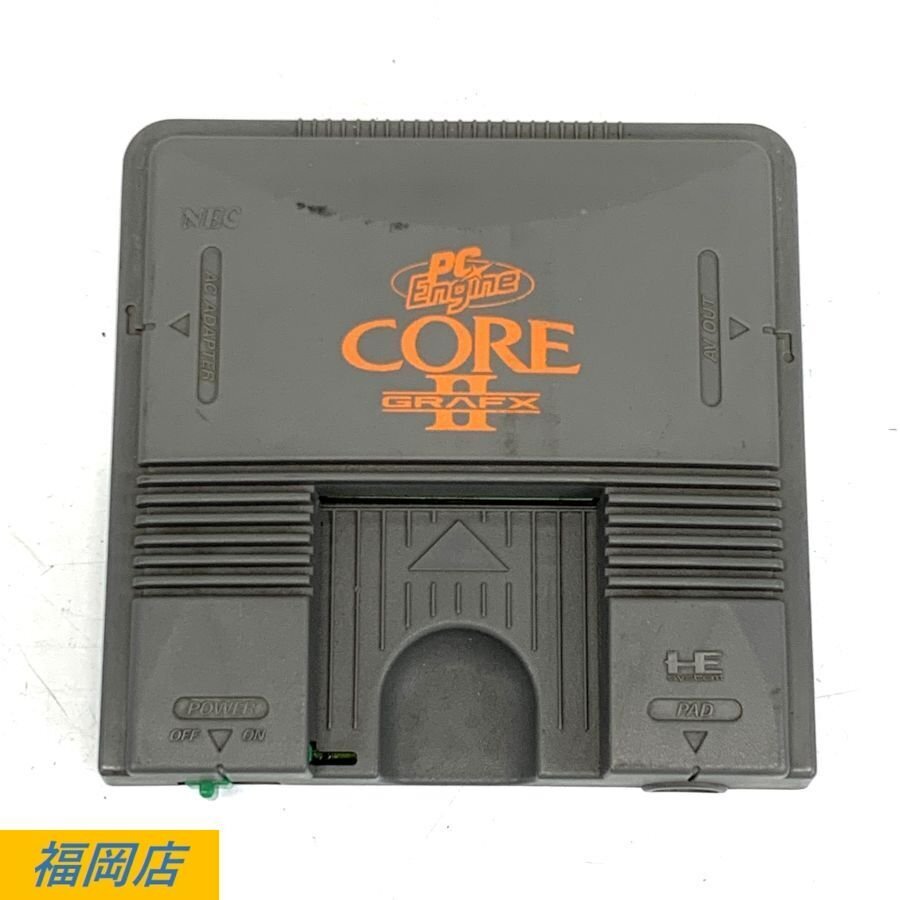 NEC PI-TG7 PCEngine CoreGrafxⅡ PCエンジン コアグラフィックスII 本体のみ 動作/状態説明あり＊簡易検査品【福岡】