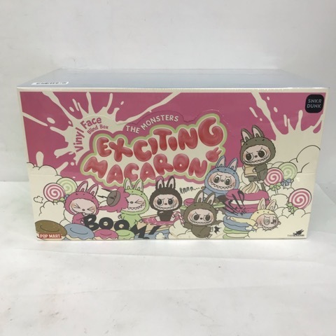 10485 【未開封】POP MART The Monsters Tasty Macarons Series ポップマート ラブブ マカロン ぬいぐるみ フィギュア 1カートン (6個入り)