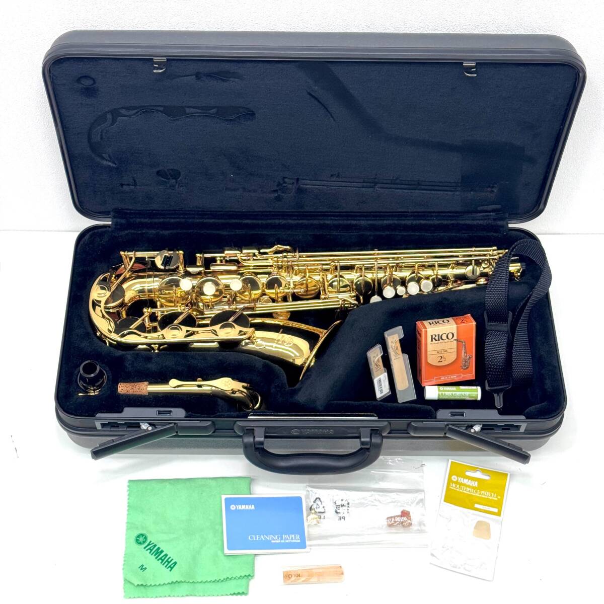◆ 美品 中古 おまけ付き ◆ YAMAHA ヤマハ Alto Saxophone アルトサックス YAS-275 管楽器 純正ハードケース付き 楽器 吹奏楽 【6908】