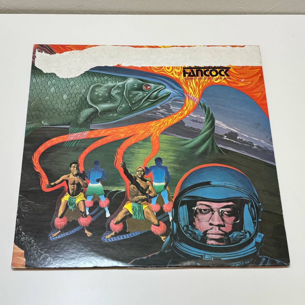 【新362】 HERBIE HANCOCK LIVE IN JAPAN ハービー ハンコック ライブ イン ジャパン FLOOD 洪水 LP レコード 音楽 中古品 現状品 