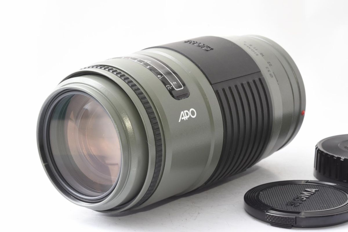 ★希少オリーブ色★ シグマ SIGMA APO ZOOM MULTI-COATED 70-210mm F3.5-4.5 MACRO SONY ソニー Aマウント 直進ズーム #W12#151191