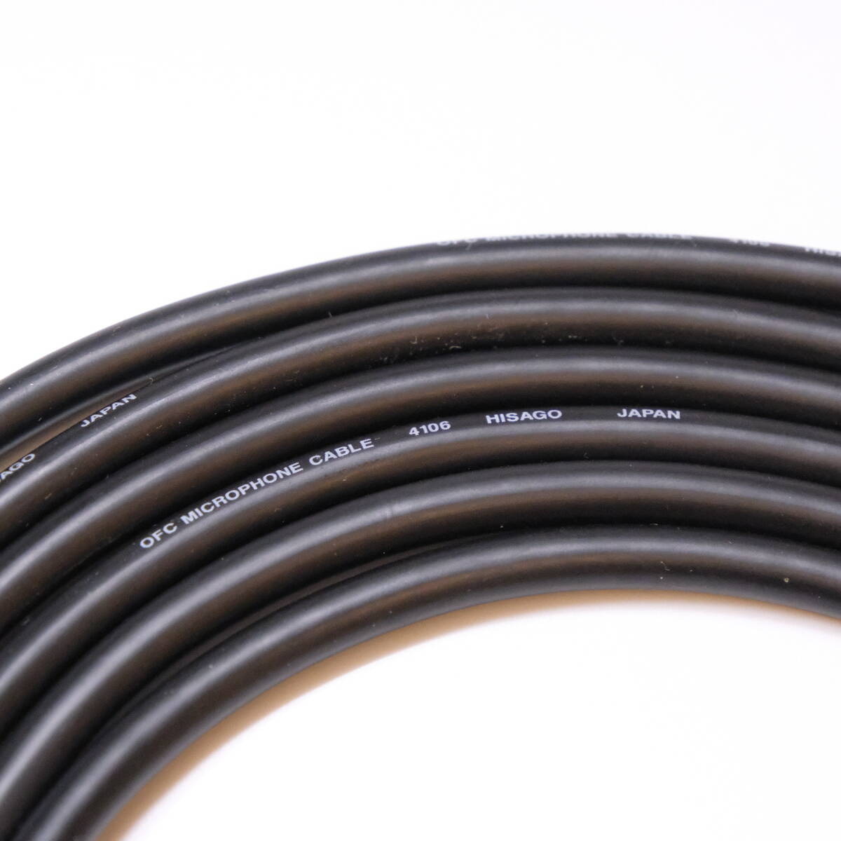 【送料無料】【希少】【多数保有】 中古 HISAGO DENZAI ひさご電材 OFC Microphone Cable 4106（廃盤ケーブル）約2.9m（約290cm）②