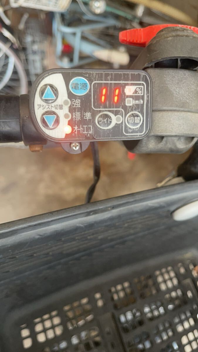 ヤマハ　ブリヂストン　x73-14 電動自転車用手元スイッチ　通電OK簡単動作確認済現状
