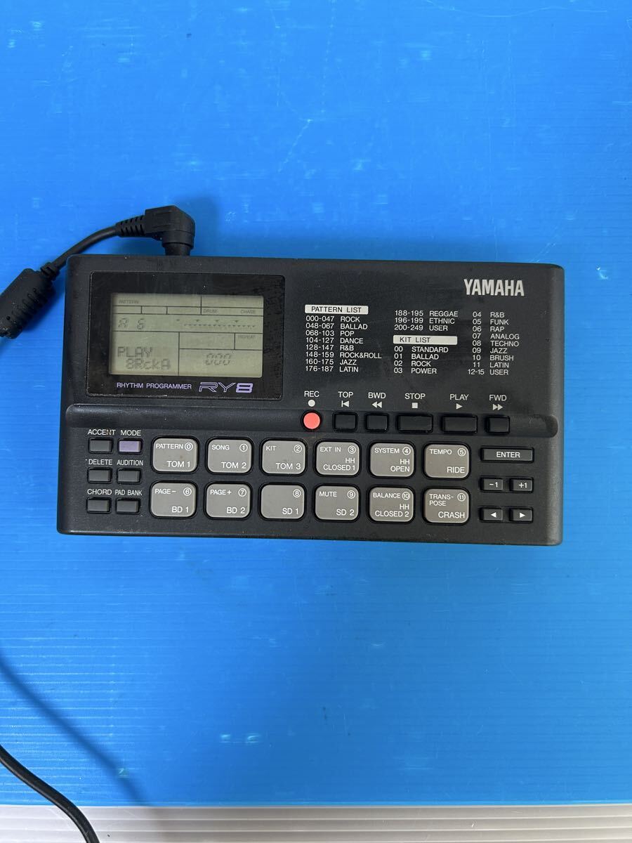 YAMAHA ヤマハ リズムプログラマー　RY8 【通電確認済み】現状ジャンク