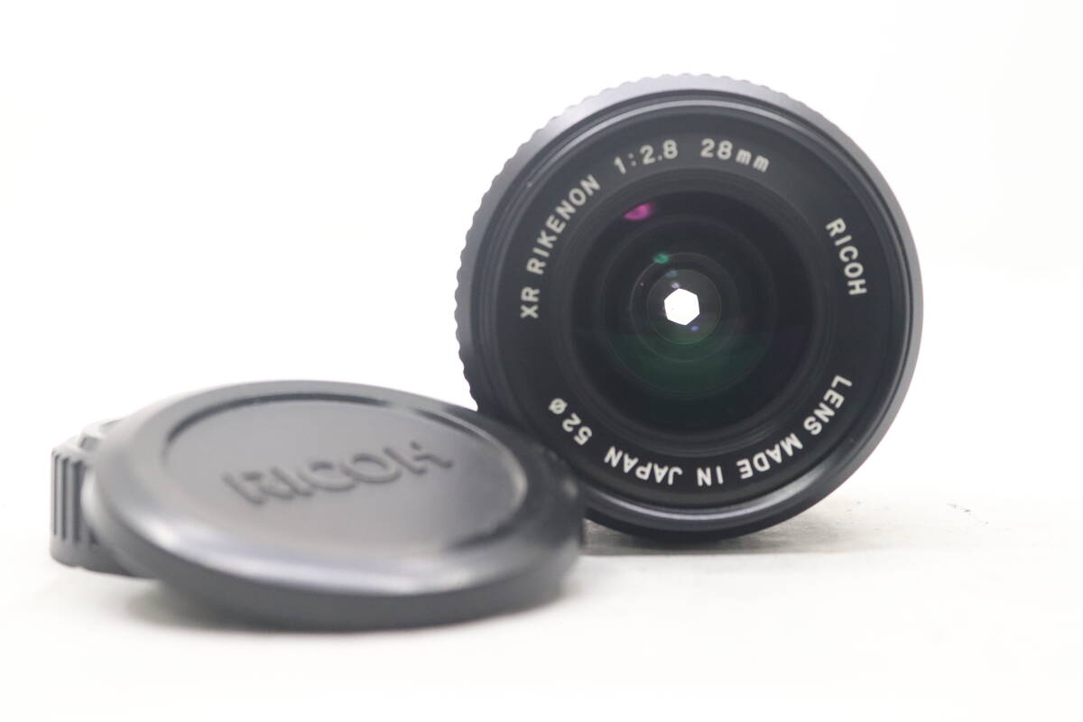★良品★ RICOH リコー XR RIKENON 28mm F2.8 広角単焦点　ミラーレス用に Wide Angle Prime Lens Pentax K-Mount for MirrorlessOK9950
