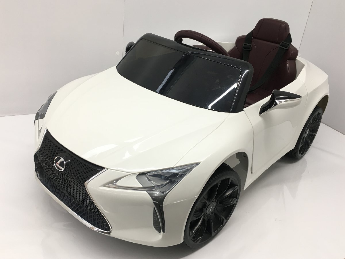 【ジャンク品】 LEXUS 電動 ミニカー LC500 全長：約100㎝×全幅：約60㎝×全高：約45㎝ レクサス 自動車 動作未確認 現状品 wa◇73