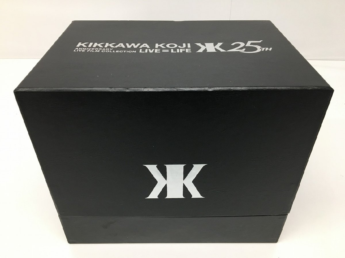 KIKKAWA KOJI 25th ANNIVERSARY LIVE FILM COLLECTION LIVE=LIFE 吉川晃司 DVDボックス wa◇22