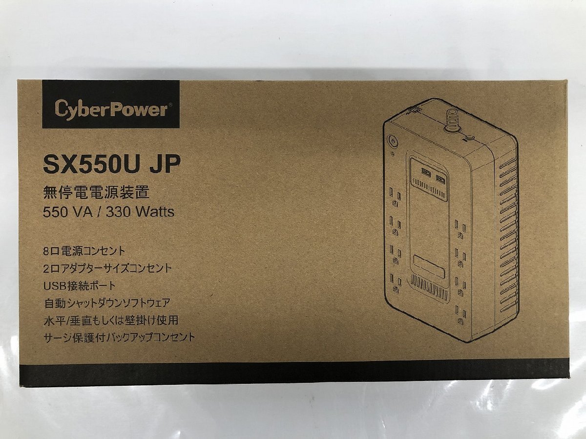 hi 未使用 CyberPower SX550U JP 無停電電源装置 550VA/330W 2 K7804 hi◇106
