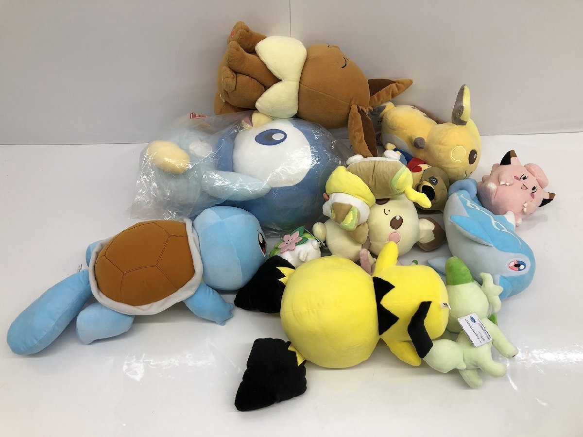 hi 現状・ジャンク扱い ぬいぐるみ マスコット セット 4 検索： ポケモン イーブイ ピチュー hi◇61