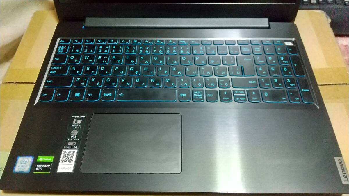 Lenovo ideapad L340-15IRH i7-9750H/8GB 第9世代 