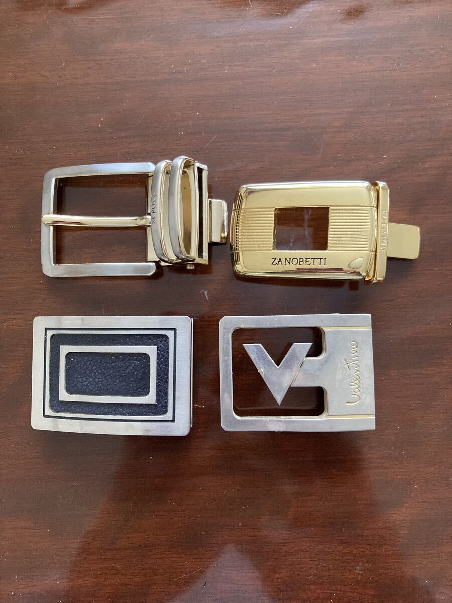 ベルトバックル 4点セット ZANOBETTI Valentino ST.POLO
