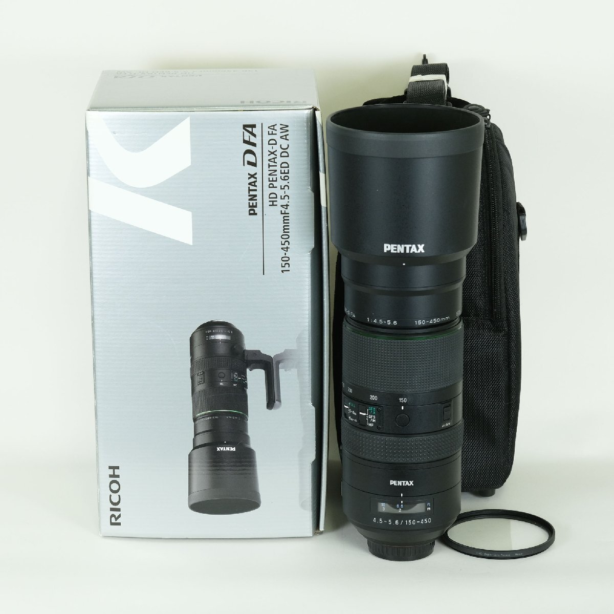 [良品 | フィルター付] PENTAX HD PENTAX-D FA 150-450mmF4.5-5.6ED DC AW | PENTAX Kマウント