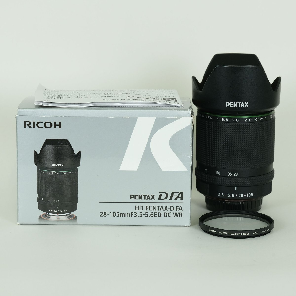 [良品 | フィルター付] PENTAX HD PENTAX-D FA 28-105mmF3.5-5.6ED DC WR | PENTAX Kマウント