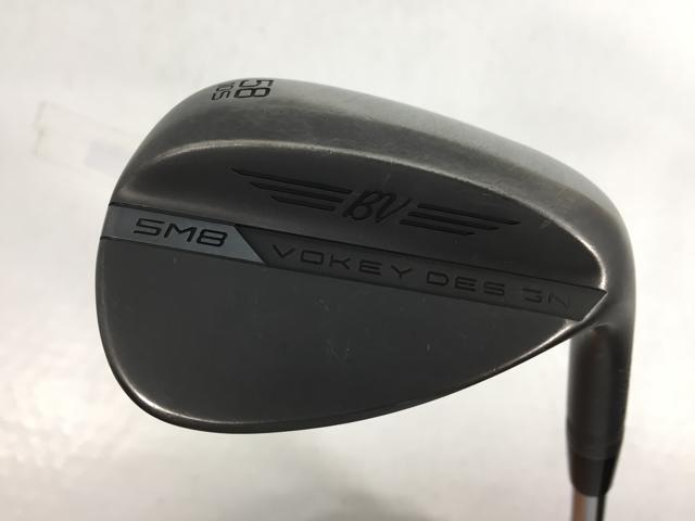 返品OK 中古 ボーケイ ウェッジ スピンミルド SM8 (ジェットブラック)58.10S(日本仕様) SW D/G 58 WEDGE