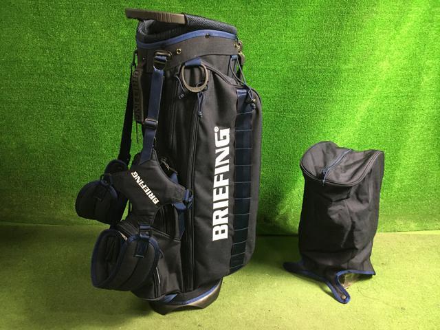 返品OK 中古超美品 BRIEFING(ブリーフィング) 9型/差込口の口径22.9センチ キャディーバッグ
