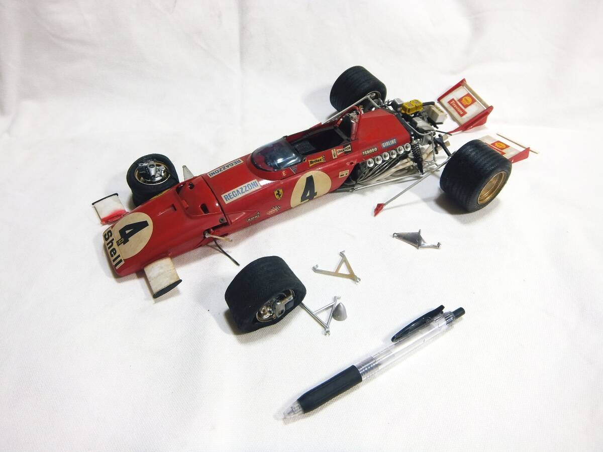 当時もの　Exoto社　プラモデル「1/18　フェラーリ312B」組立済　ジャンク品