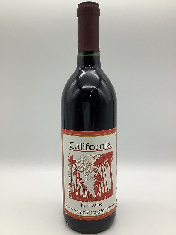 n7143 未開栓 California RedWine Ami Hill Vineyards 750ml 11.5％未満 アメリカ ワイン 洋酒 料理