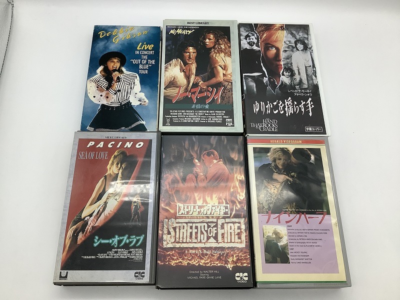 n6746 おまとめ6点 VHS VIDEO ビデオテープ 映画 字幕 レンタル落ち有 再生未確認 ※本商品ビデオタイトルは説明欄をご確認ください