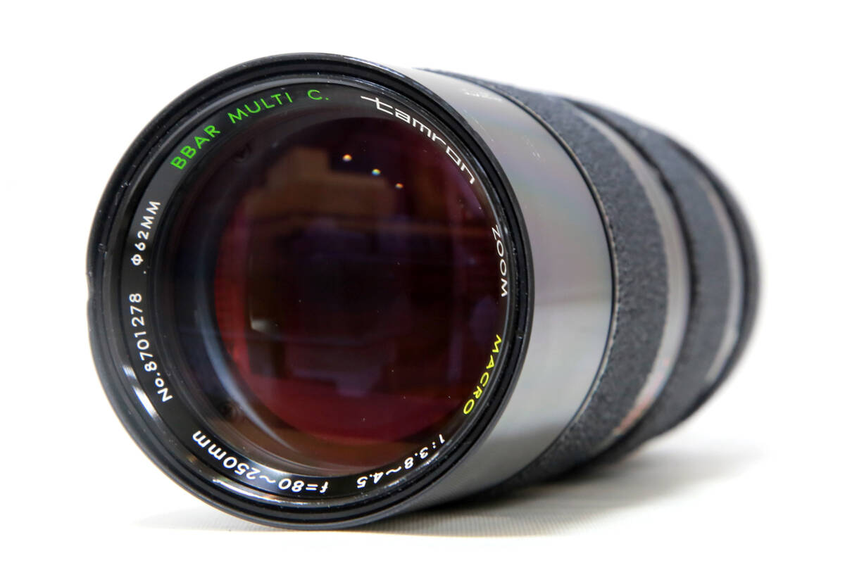 タムロン TAMRON ZOOM MACRO 80-250mm F3.8-4.5 BBAR MULTI.C ★Canon FDマウント★ #656-22