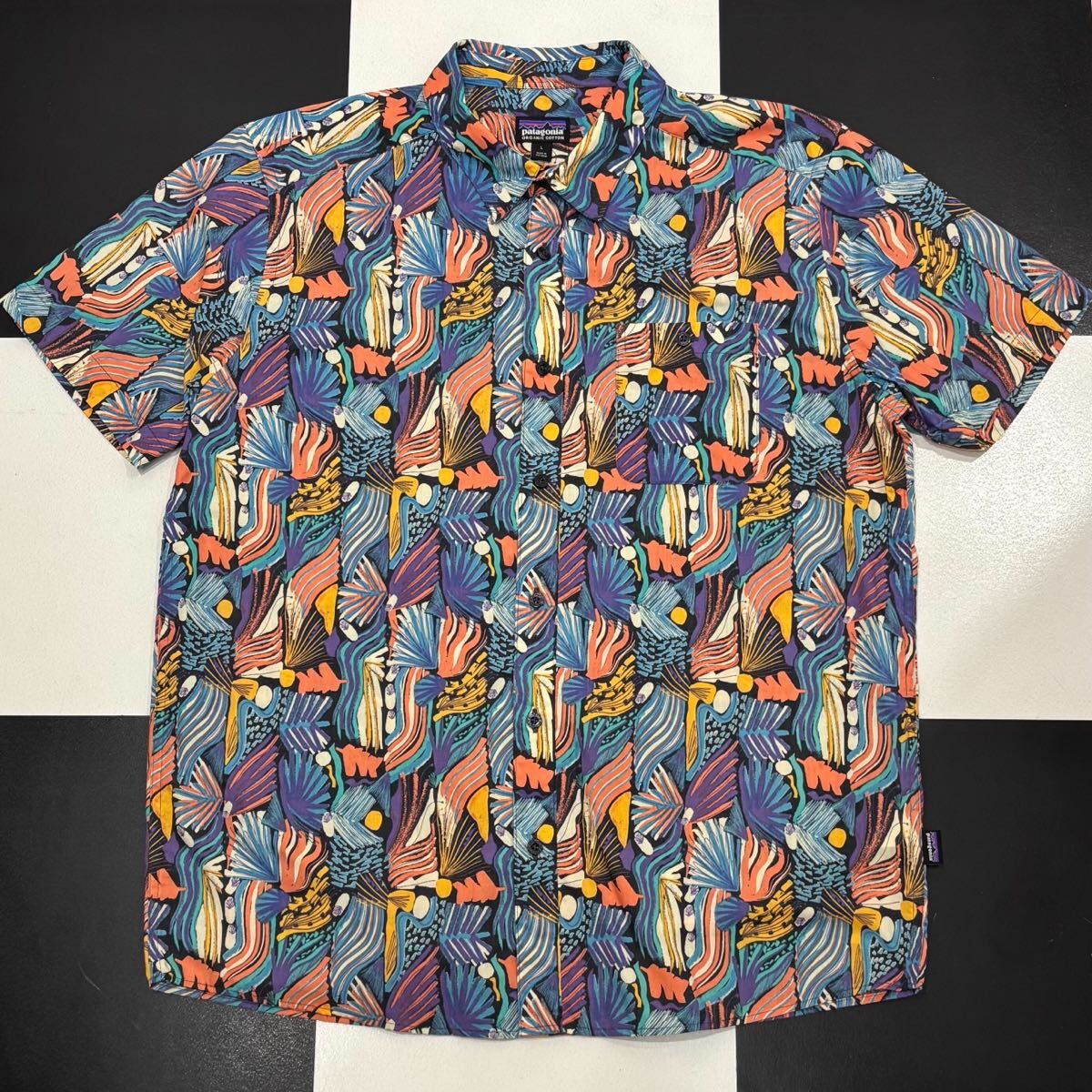 【335】 美品 23年 限定 50周年記念 パタゴニア JOYP Go To Shirt L patagonia ゴートゥ シャツ s/s アロハ パタロハ pataloha aloha