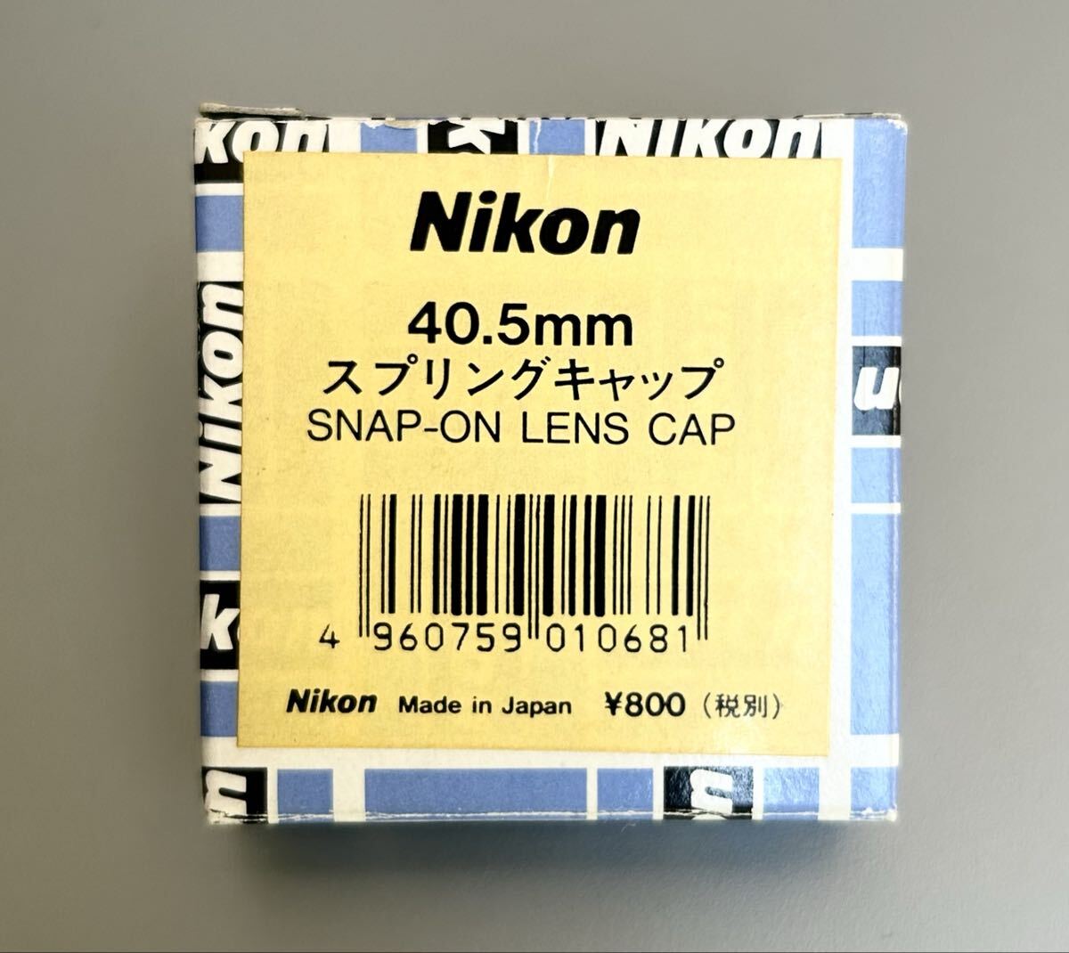 稀少！［Nikon 40.5mm スプリングキャップ］SNAP-ON LENS CAP　ニコン純正品 40.5mm レンズキャップ【未使用品】 ☆送料無料☆