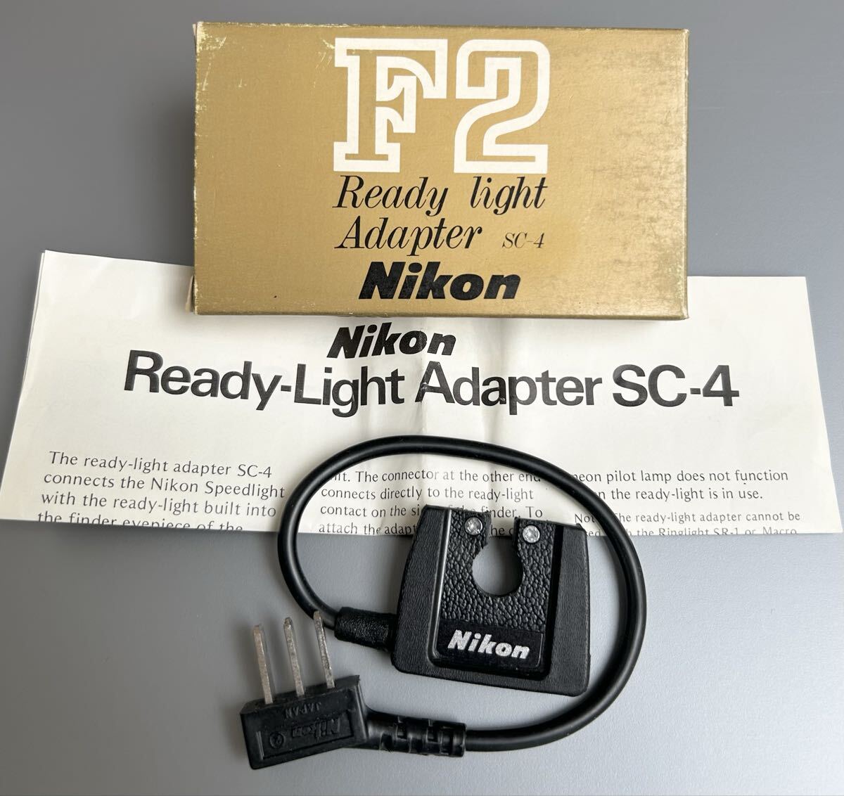 【稀少品！】ニコン F2用 レディライトアダプター［Nikon Ready-Light Adapter SC-4］使用説明書・元箱付属　中古美品 ☆レア☆　送料無料