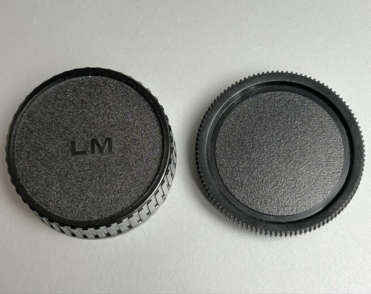 ライカ汎用品 ボディキャップ ＆ レンズリアキャップ【ライカ Mマウント 汎用品キャップ LM 2個】(LEICA 14195、14269対応）☆送料無料☆