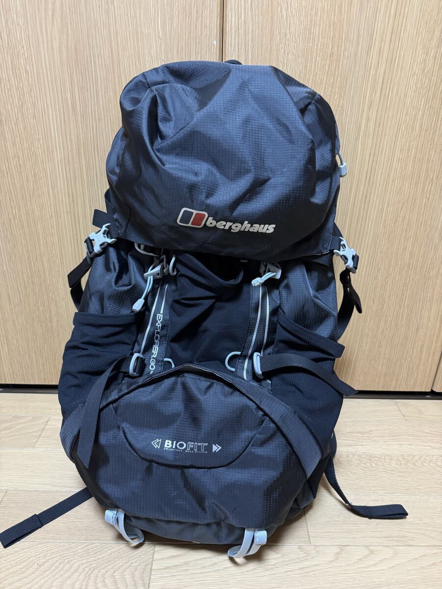 berghaus BIOFIT バックパック ブラック BIOFIT explorer30 レインカバー付き　J-840