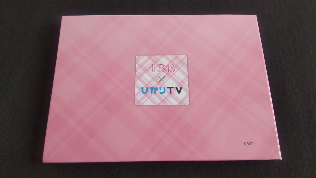 AKB48 × ひかりTV ピンクチェック柄 特典グッズ