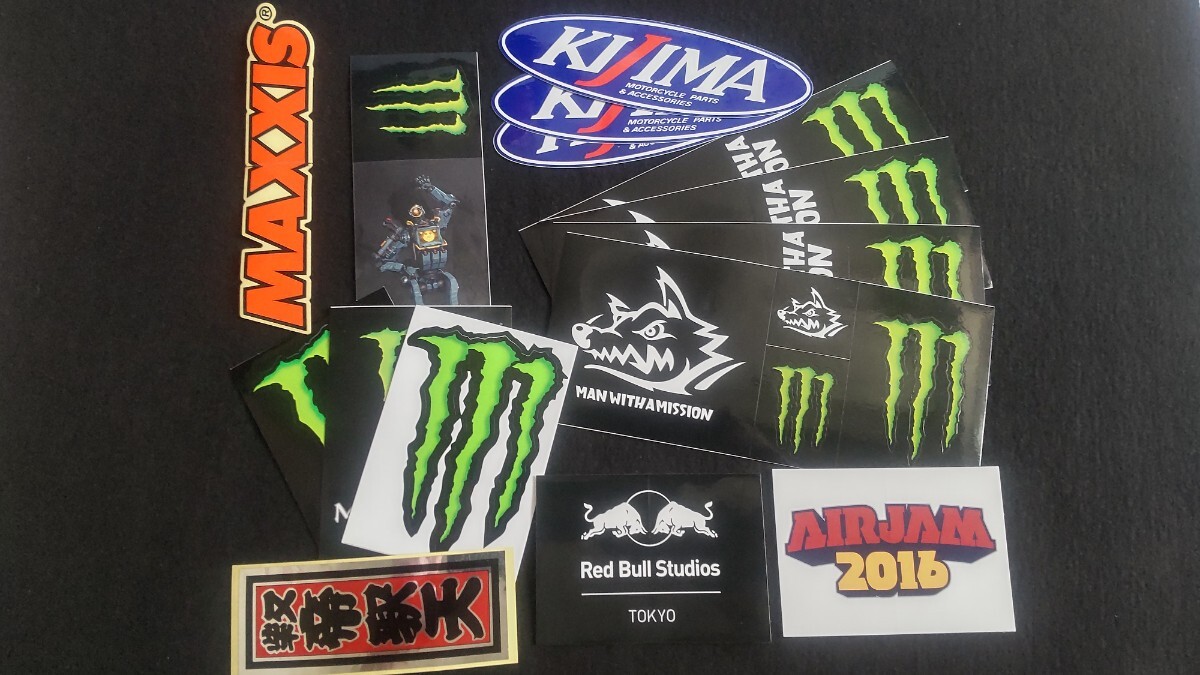 ステッカーセット MAXXIS KIJIMA MAN WITH A MISSION Red Bull AIRJAM