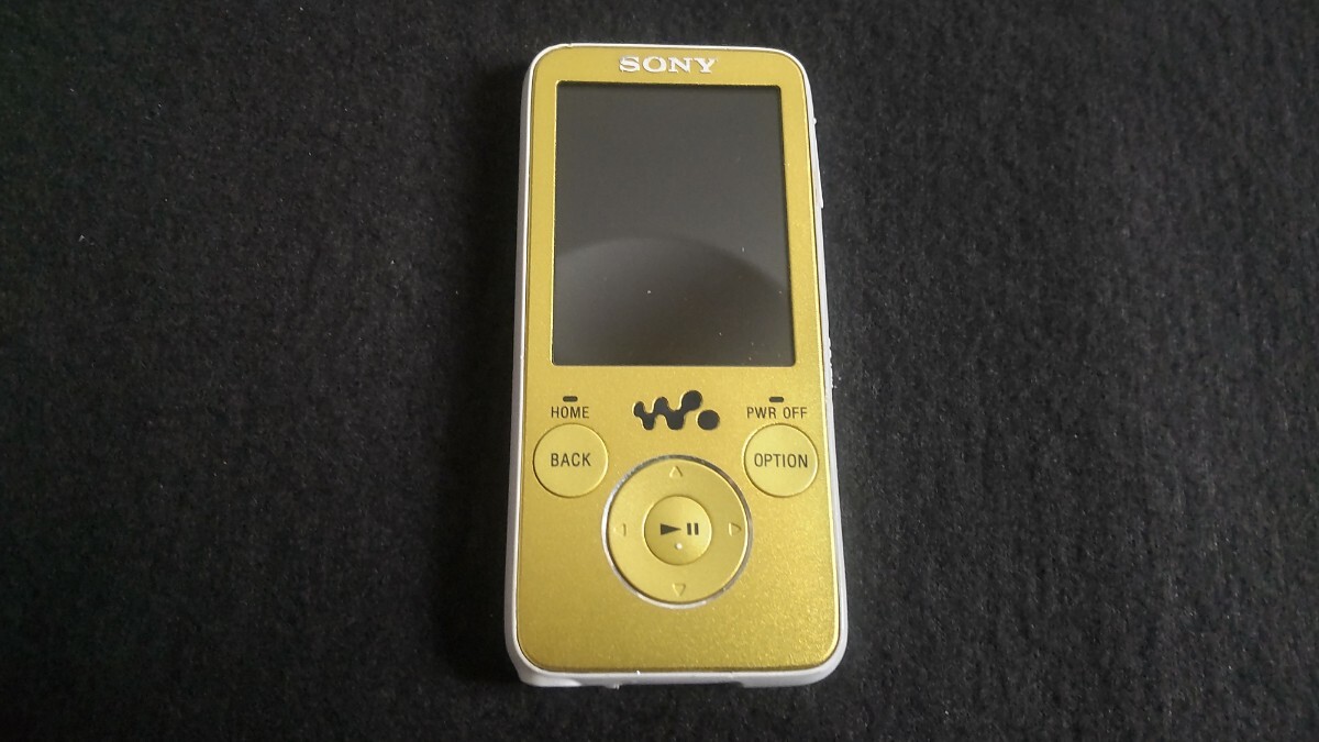 SONY WALKMAN NW-S636Fゴールド デジタルオーディオプレーヤー本体のみジャンク品