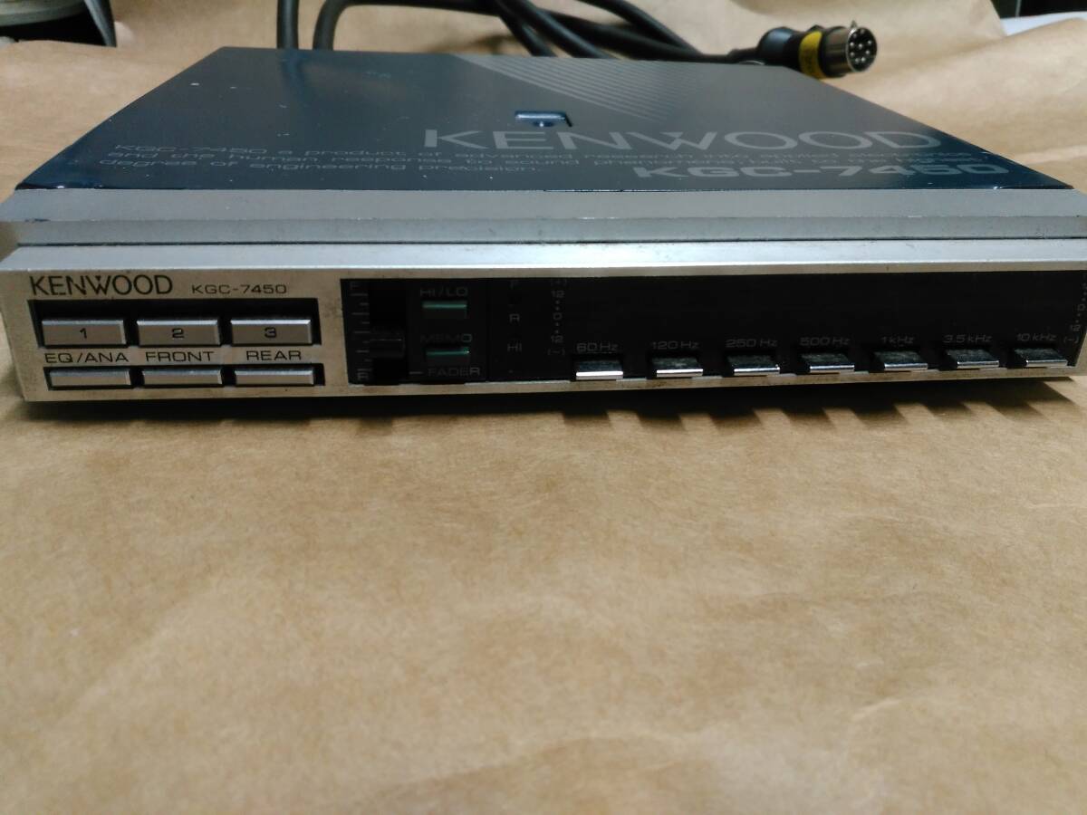 KENWOOD GRAPHIC EQUALIZER KGC-7450　150mm幅　ジャンク品　当時物