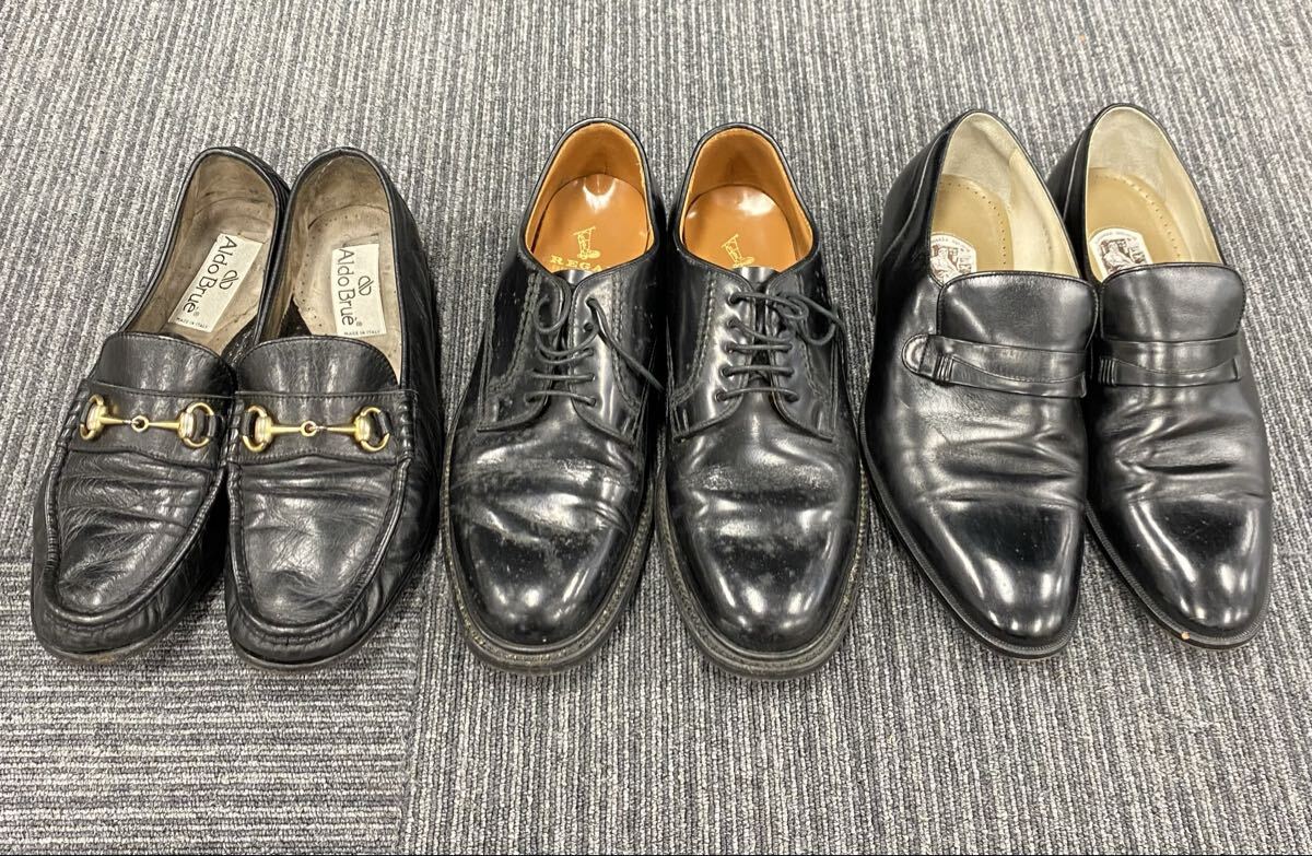 ② 伊集 5月 No.43 Aldo Brue アルド・ブルー REGAL リーガル Marelli マレリー 革靴 まとめ ローファー ビジネスシューズ 汚れ解れ有り