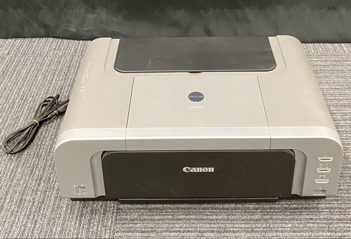② 横田 5月 No.39 Canon キャノン インクジェットプリンター PIXUS ピクサス iP4200 通電動作不可 ジャンク 傷汚れ有り