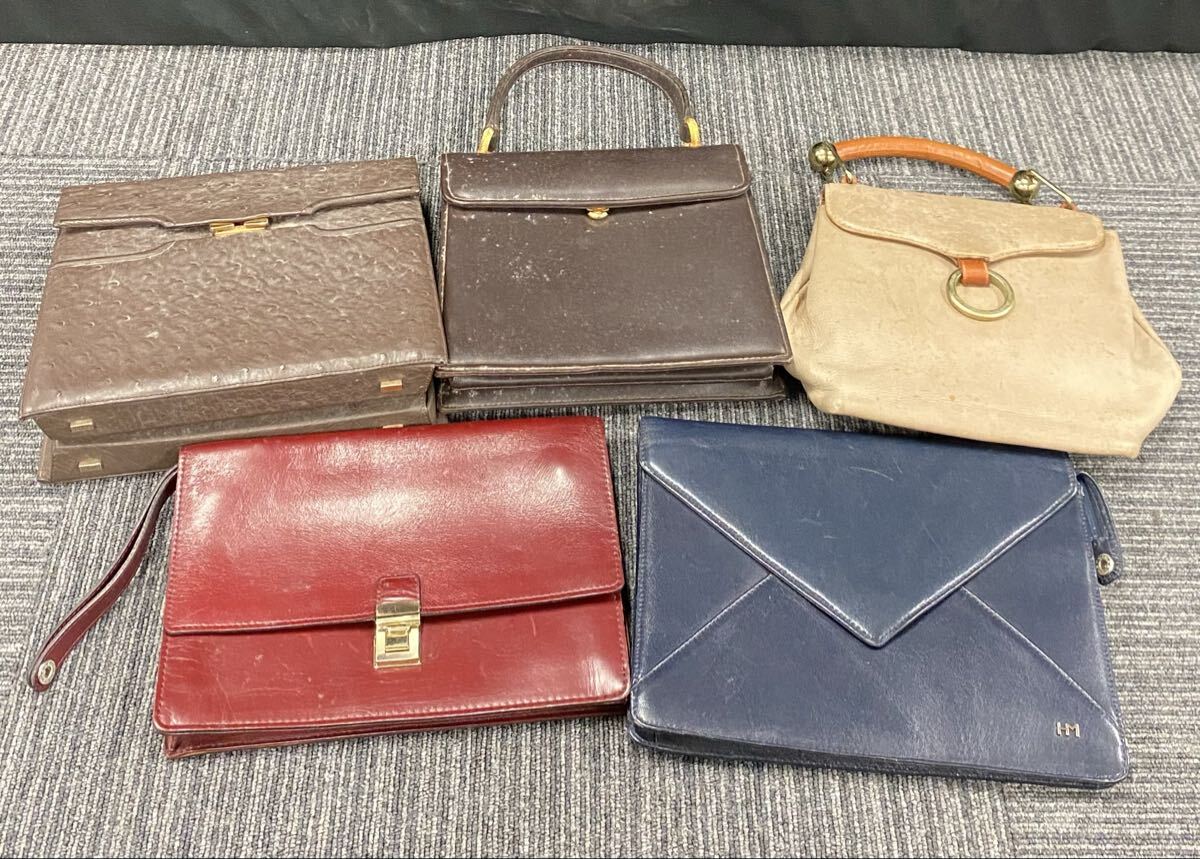 ② 春名 5月 No.9 Hanae Mori ハナエモリ 他 バッグ まとめ ハンドバッグ クラッチバッグ 鞄 カビ汚れ剥がれ有り