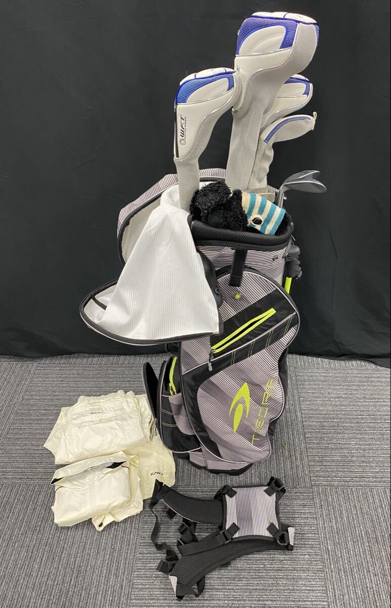 森岡 5月 No.120 ゴルフセット アルペン TIGORA ティゴラ ゴルフバッグ MacGregor マグレガー MACTEC マックテック ドライバー パター 他 